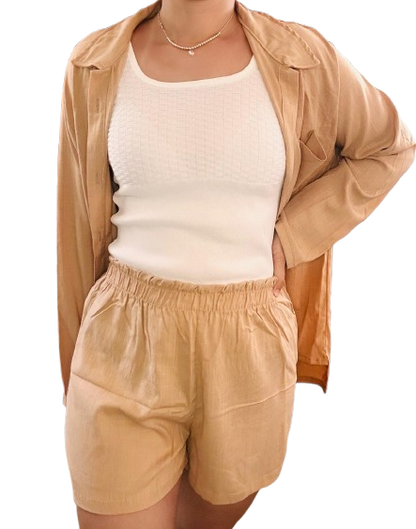 Conjunto Beige Talle:L